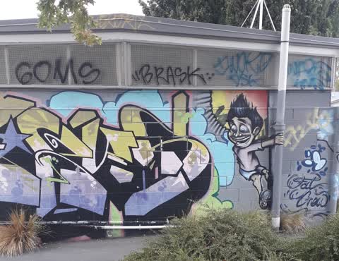Graffiti, a report photo