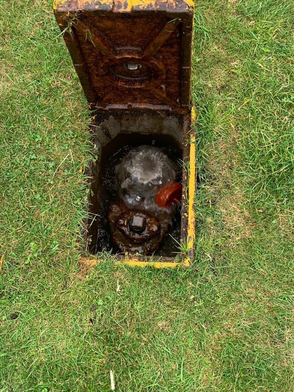 The photograph attached to this water supply report
