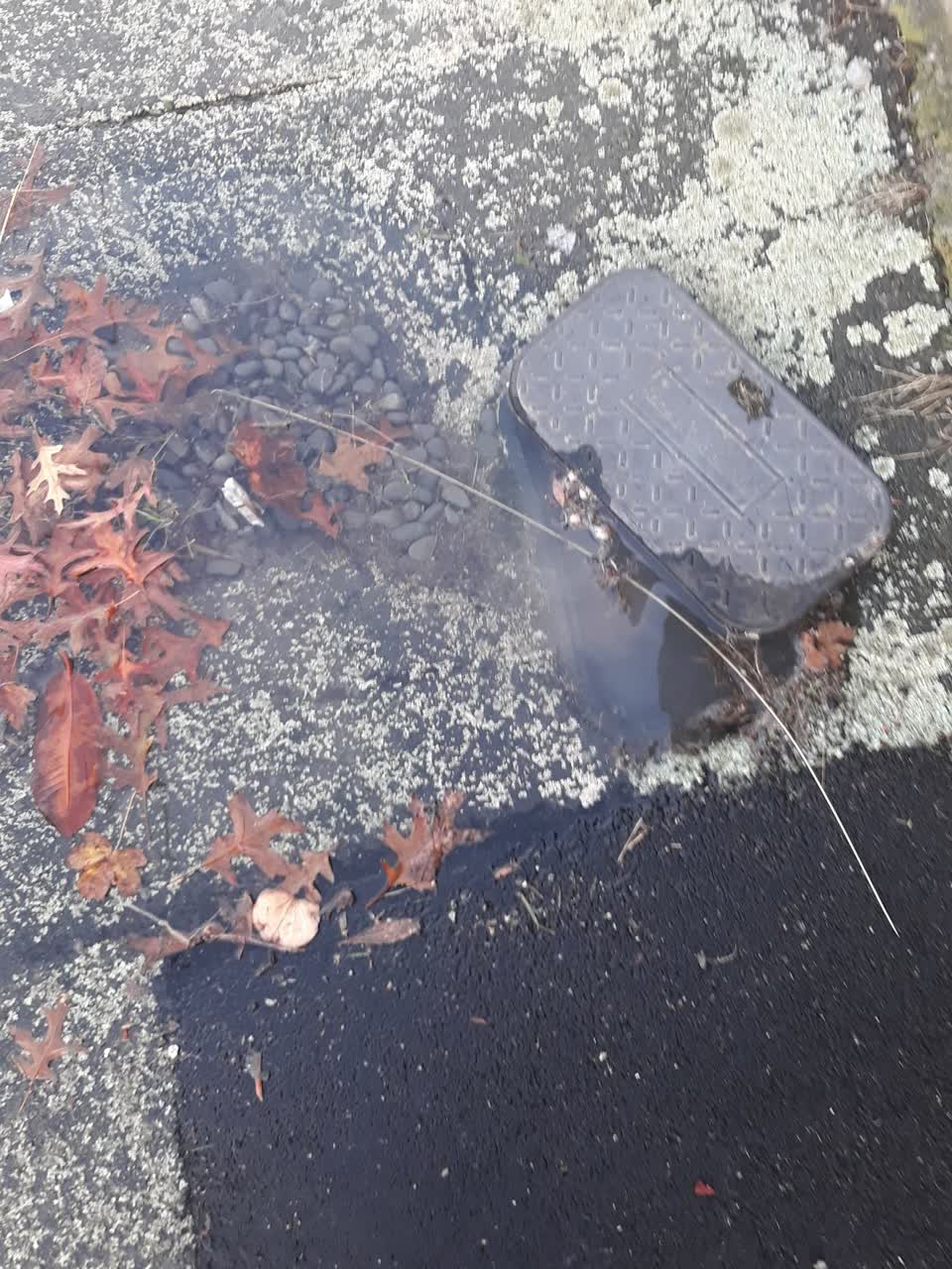 The photograph attached to this wastewater/stormwater report