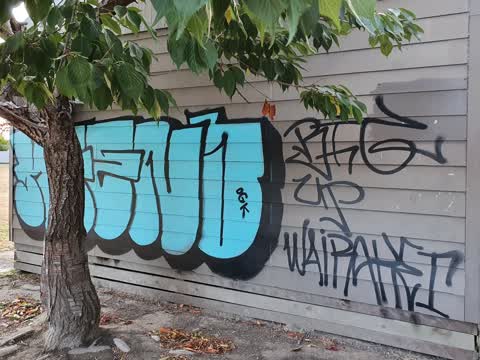 Graffiti, a report photo