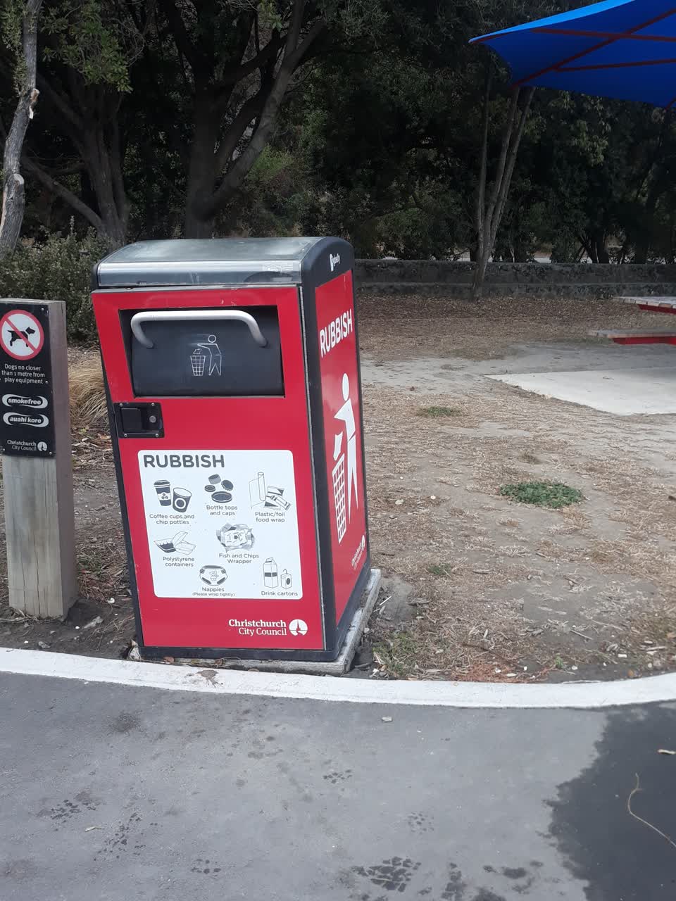 The photograph attached to this parks report