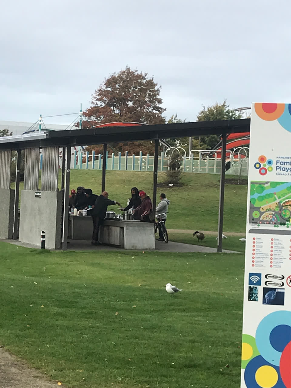 The photograph attached to this parks report