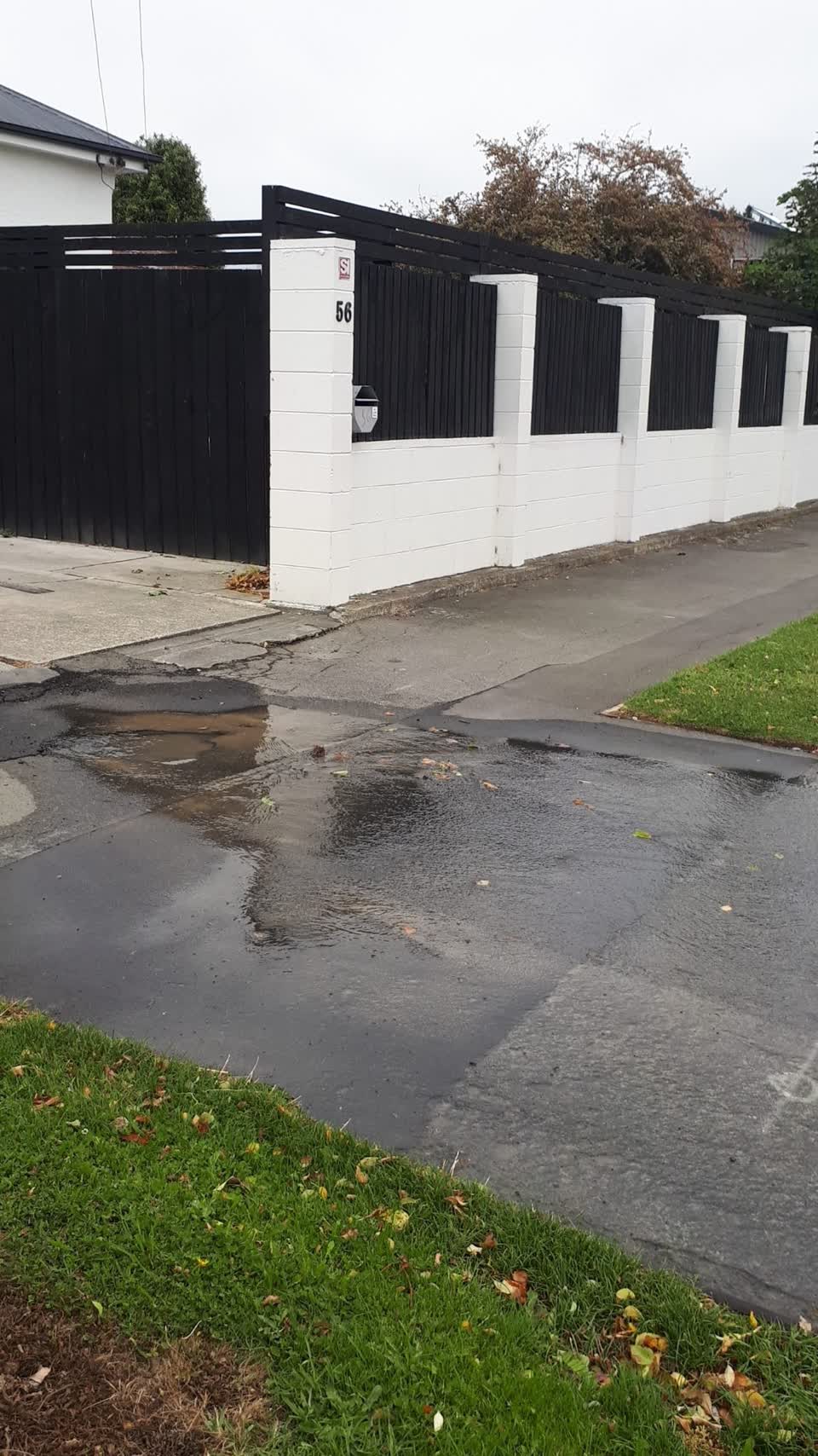 The photograph attached to this water supply report