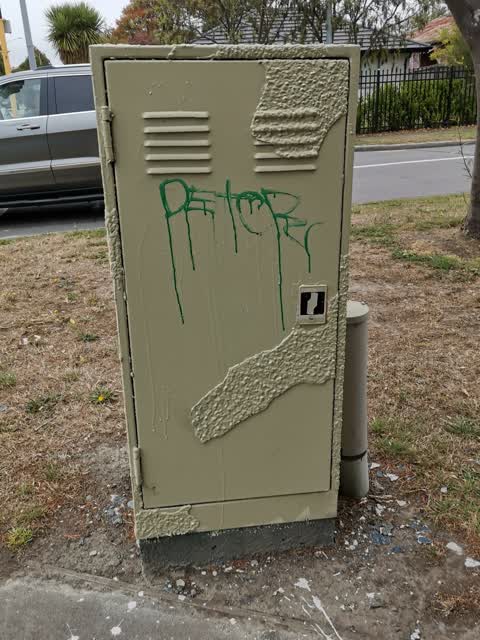 Graffiti, a report photo