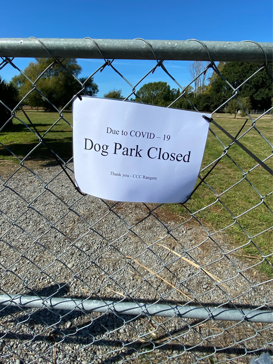 The photograph attached to this parks report