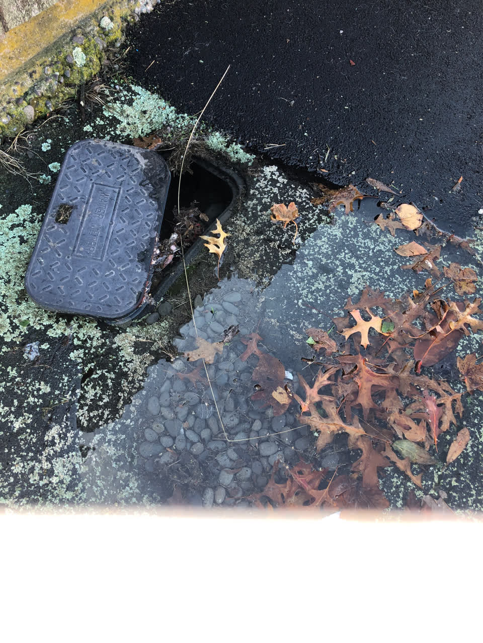 The photograph attached to this wastewater/stormwater report