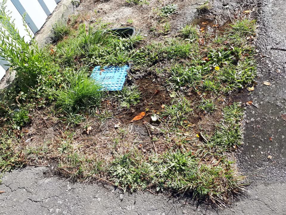 The photograph attached to this water supply report