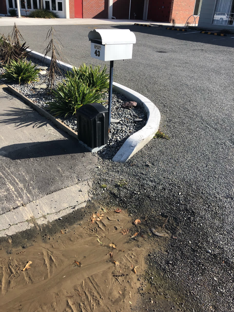 The photograph attached to this water supply report