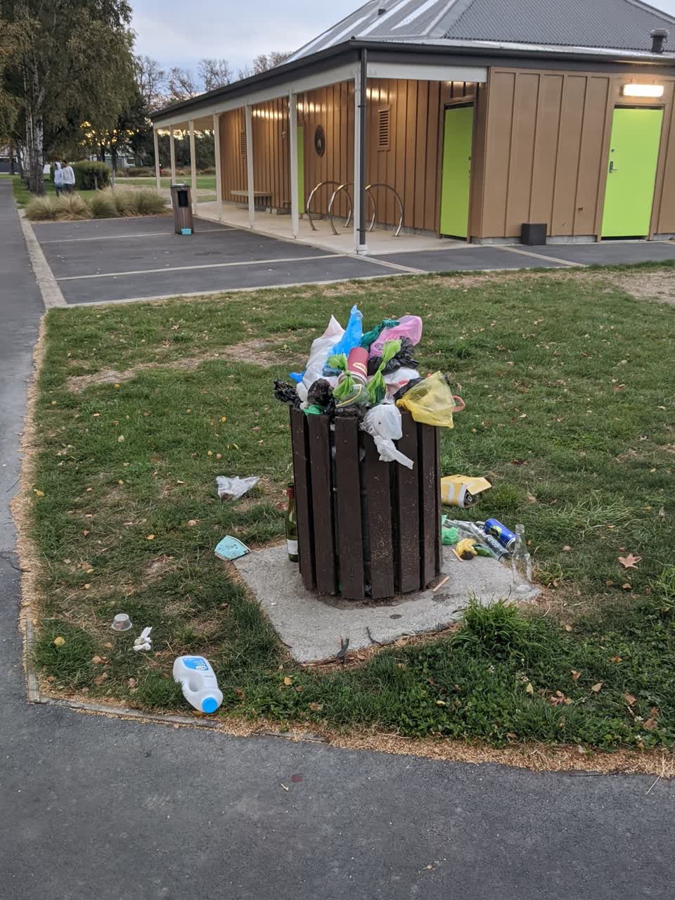 The photograph attached to this parks report