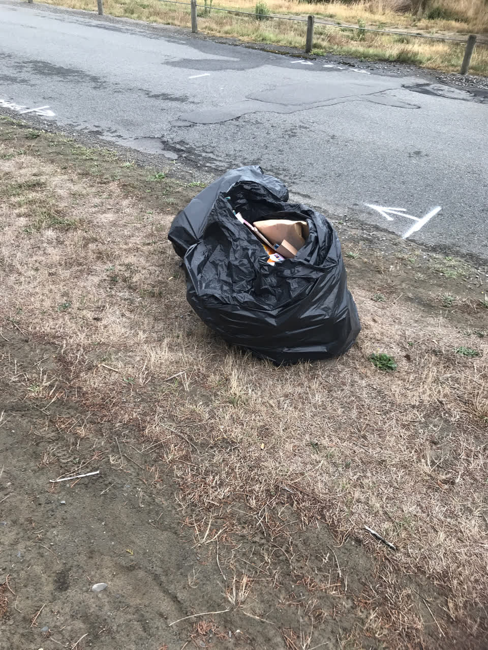 The photograph attached to this rubbish/recycling report