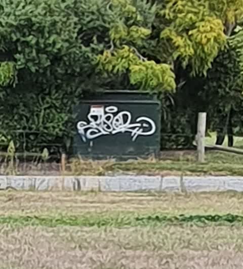 Graffiti, a report photo