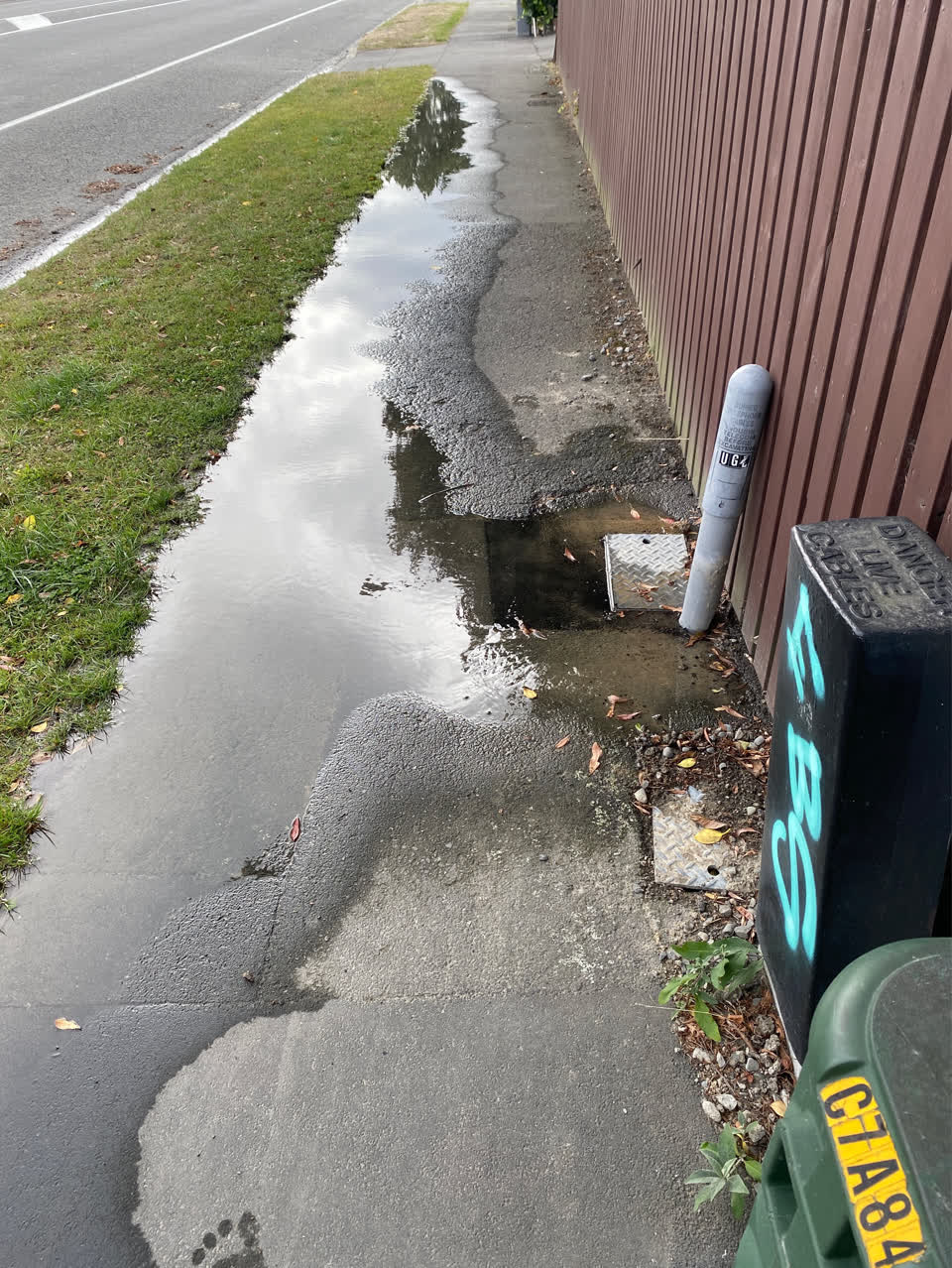The photograph attached to this water supply report