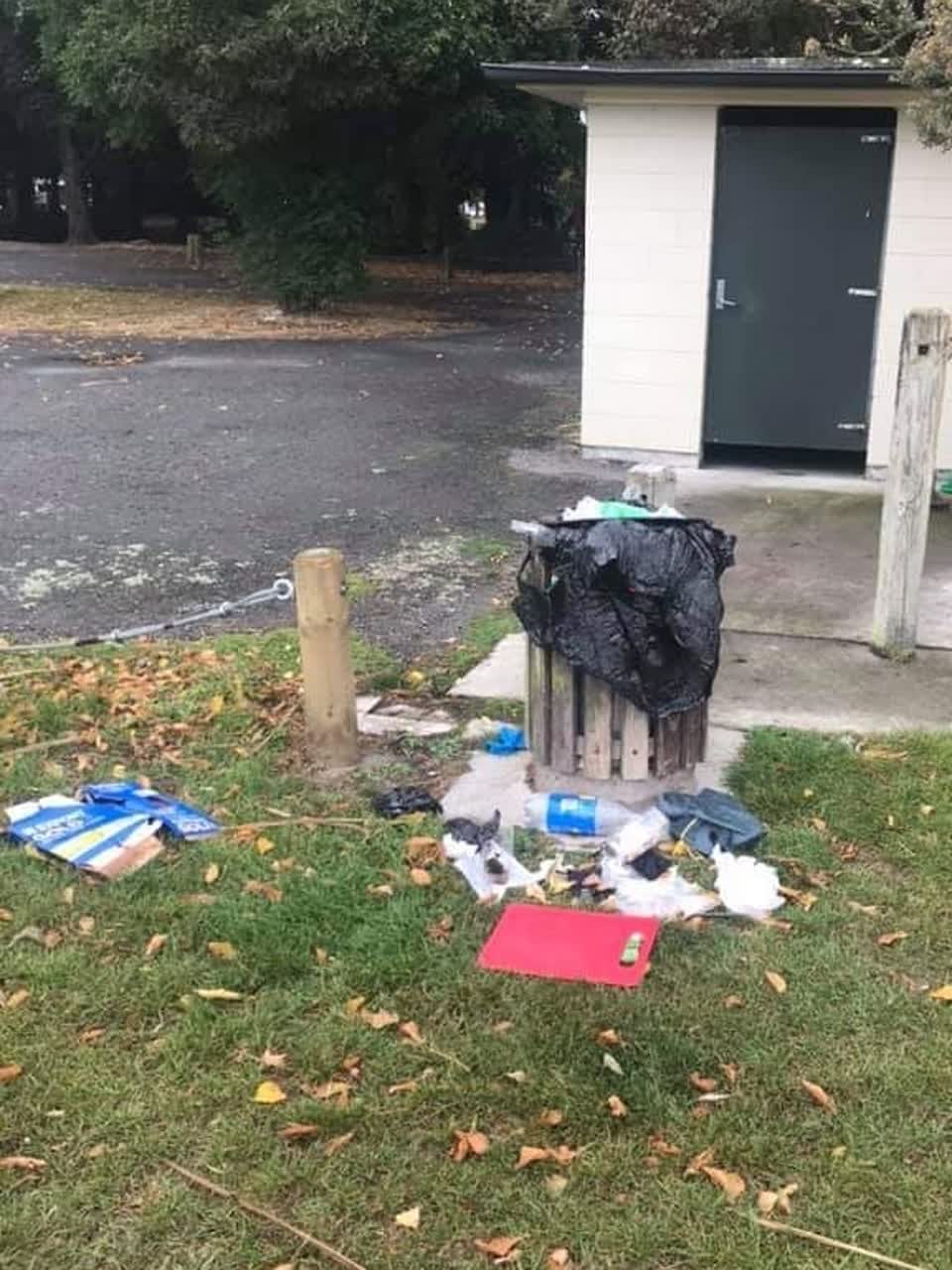 The photograph attached to this rubbish/recycling report