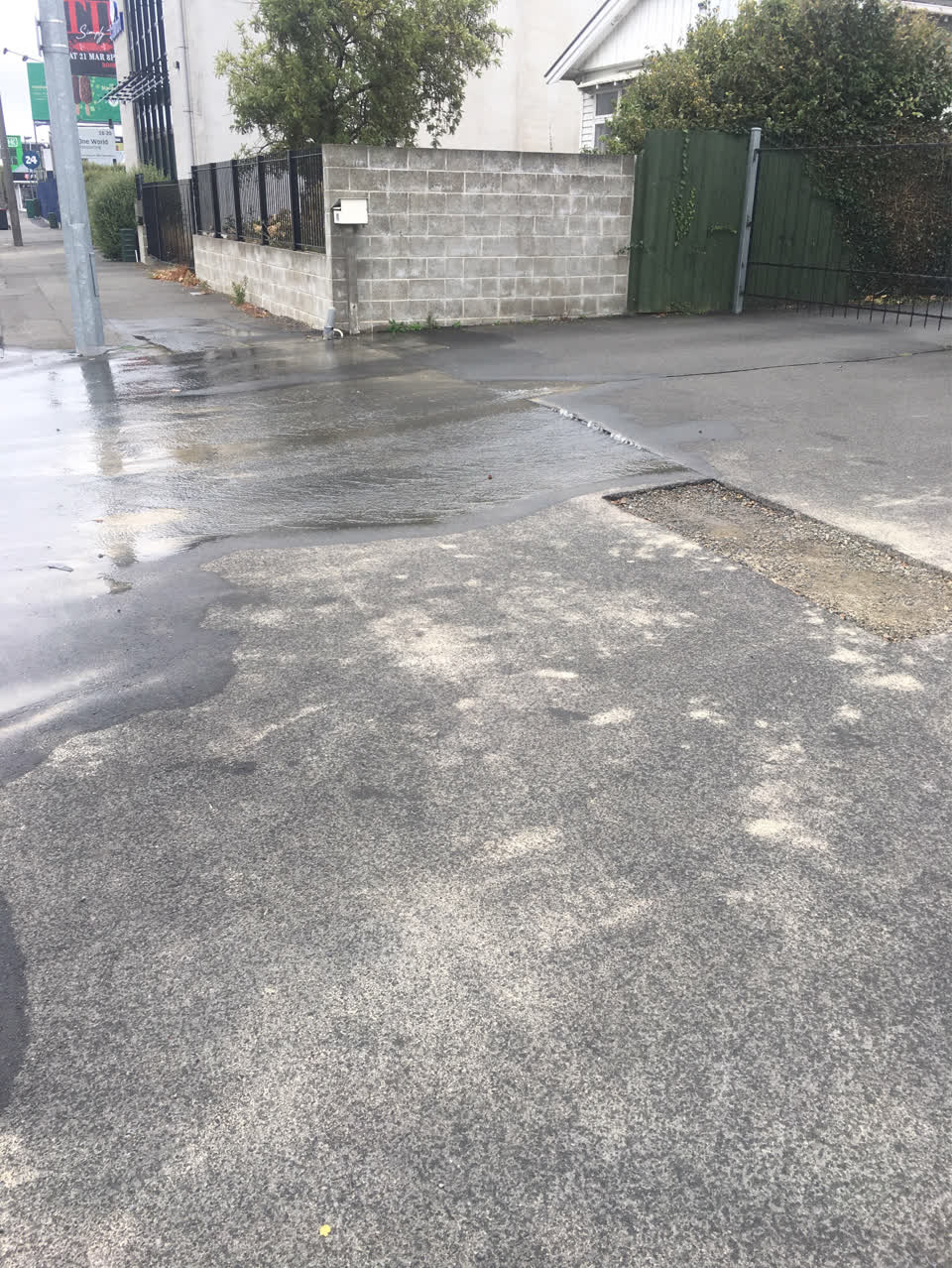 The photograph attached to this water supply report