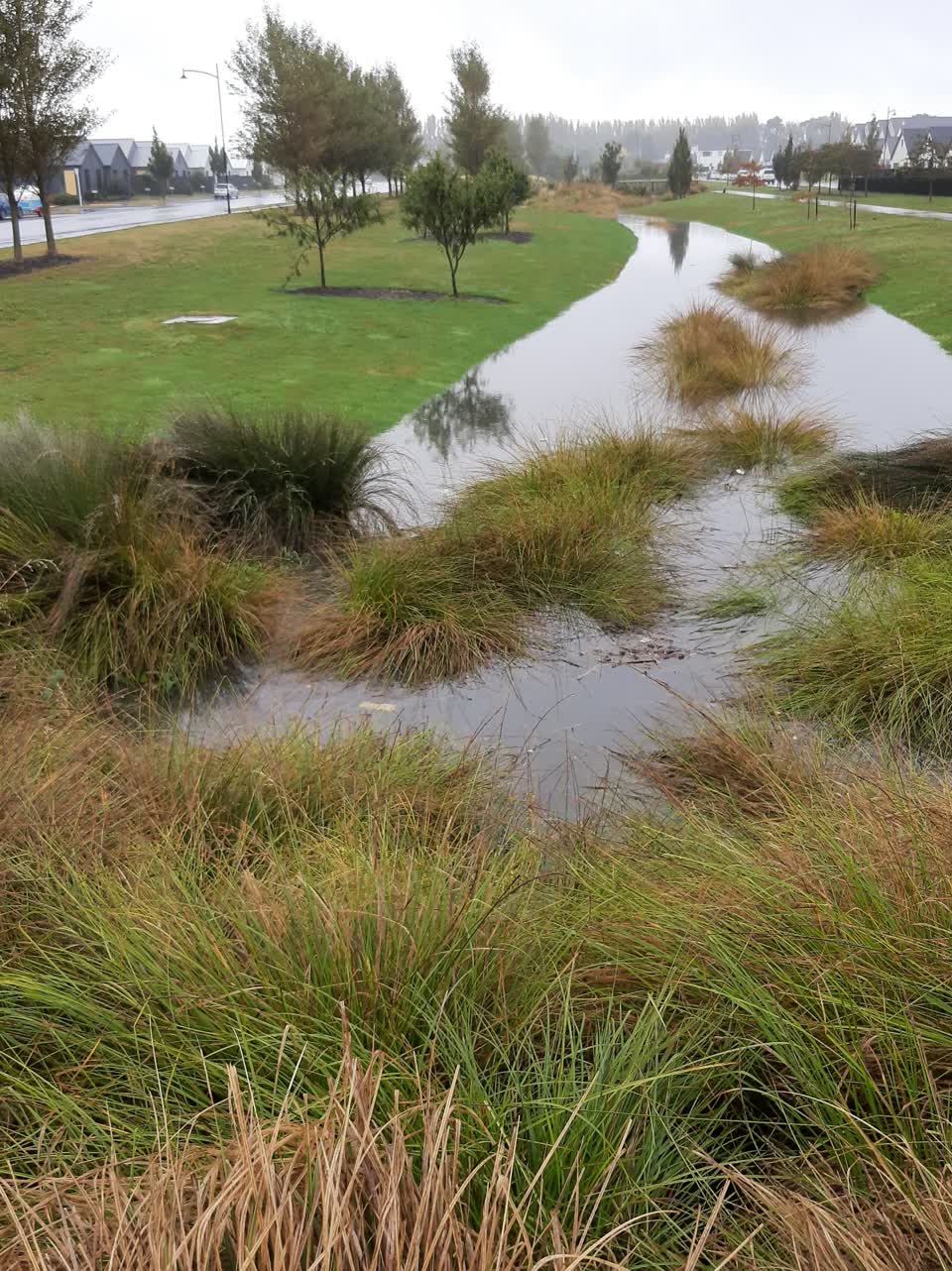 The photograph attached to this wastewater/stormwater report