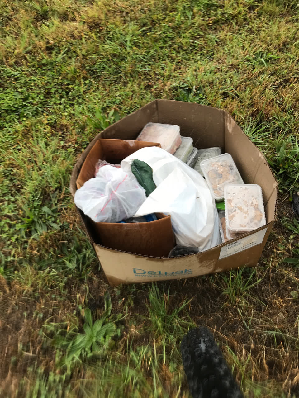 The photograph attached to this rubbish/recycling report