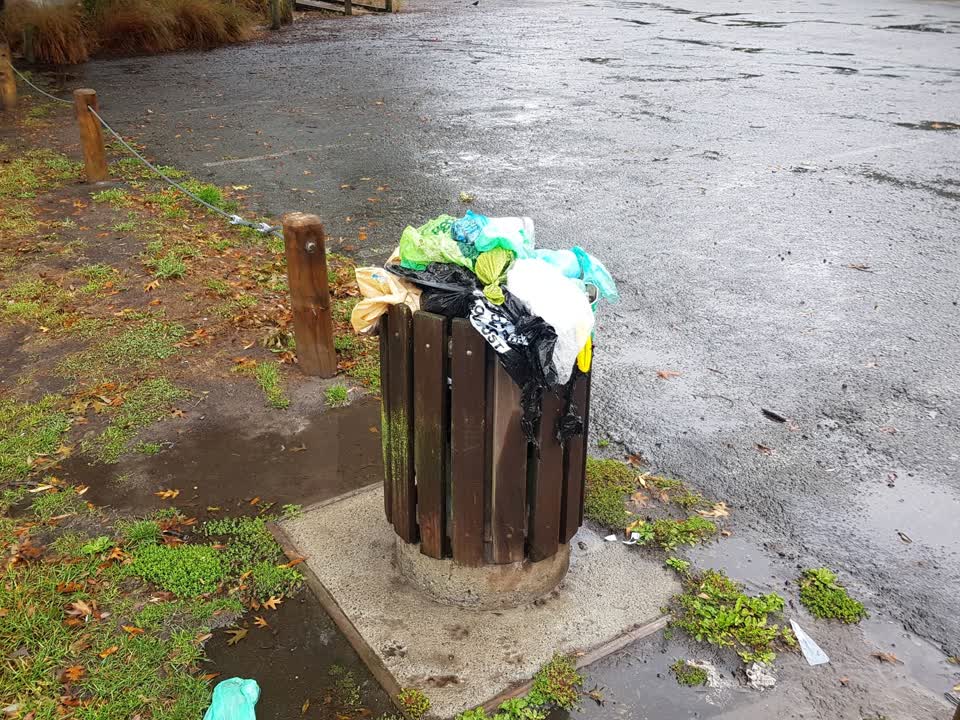 The photograph attached to this parks report