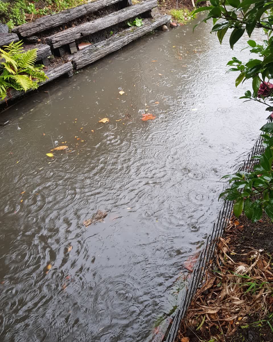 The photograph attached to this flooding report