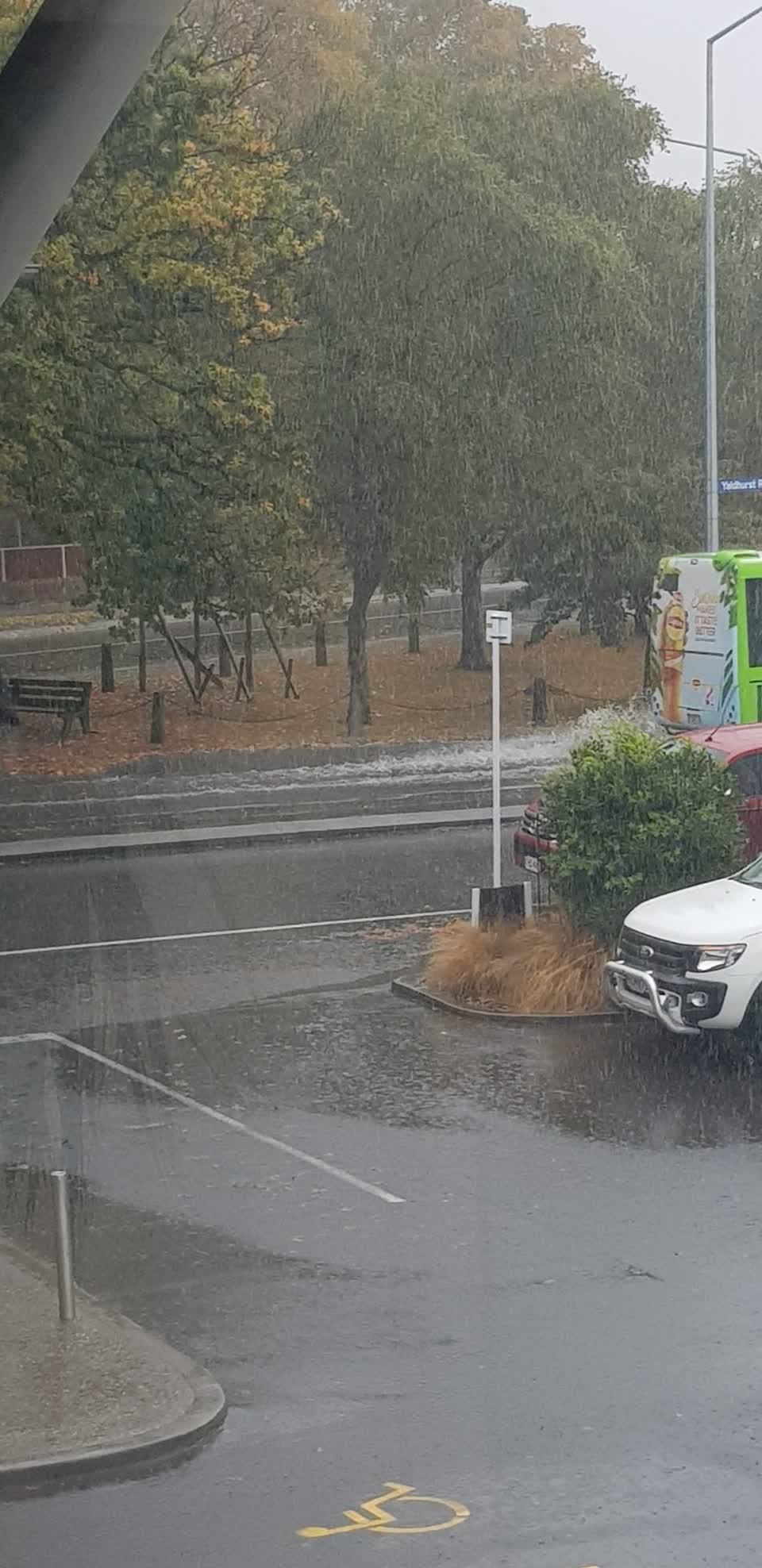 The photograph attached to this flooding report