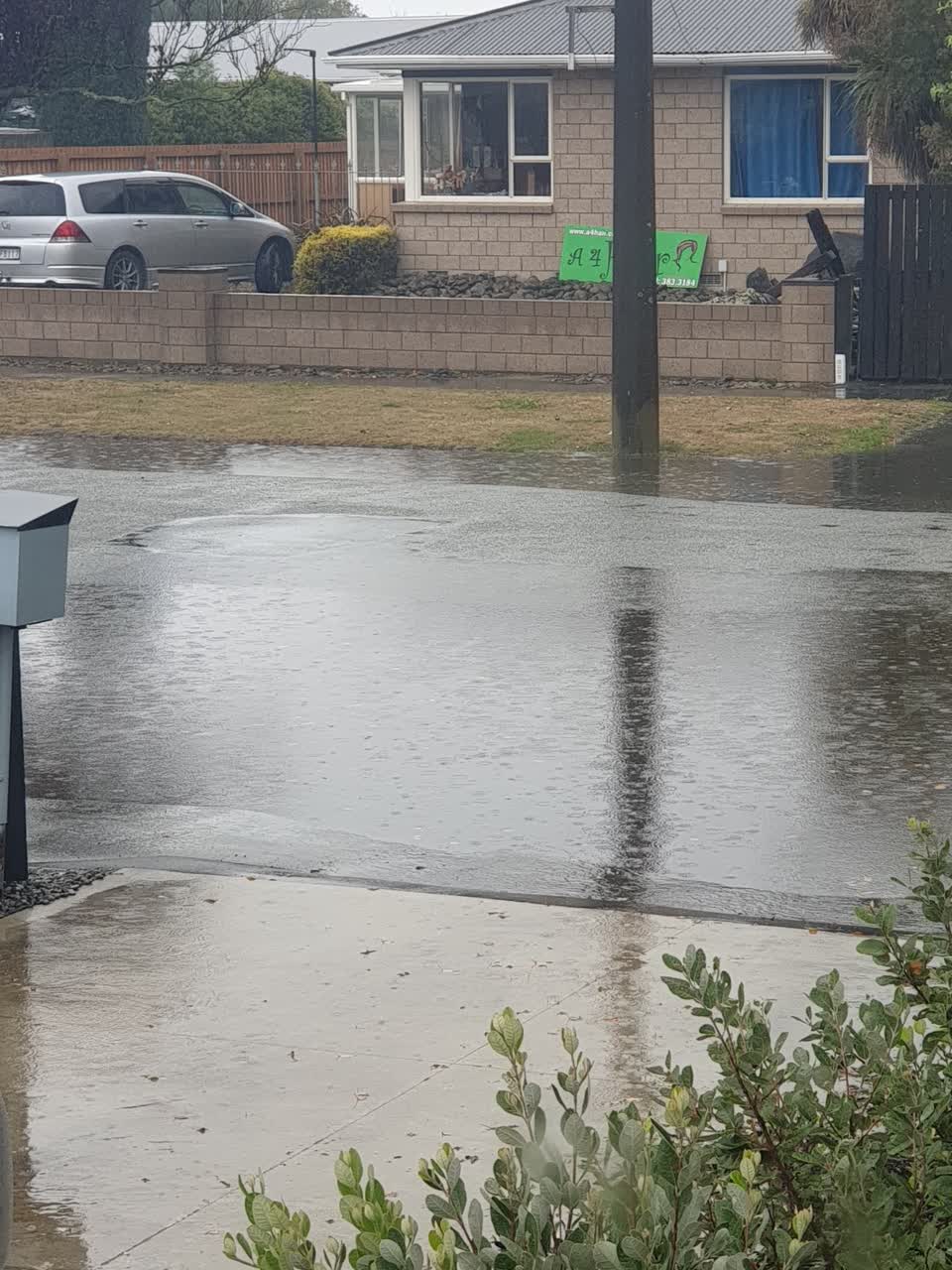 The photograph attached to this wastewater/stormwater report