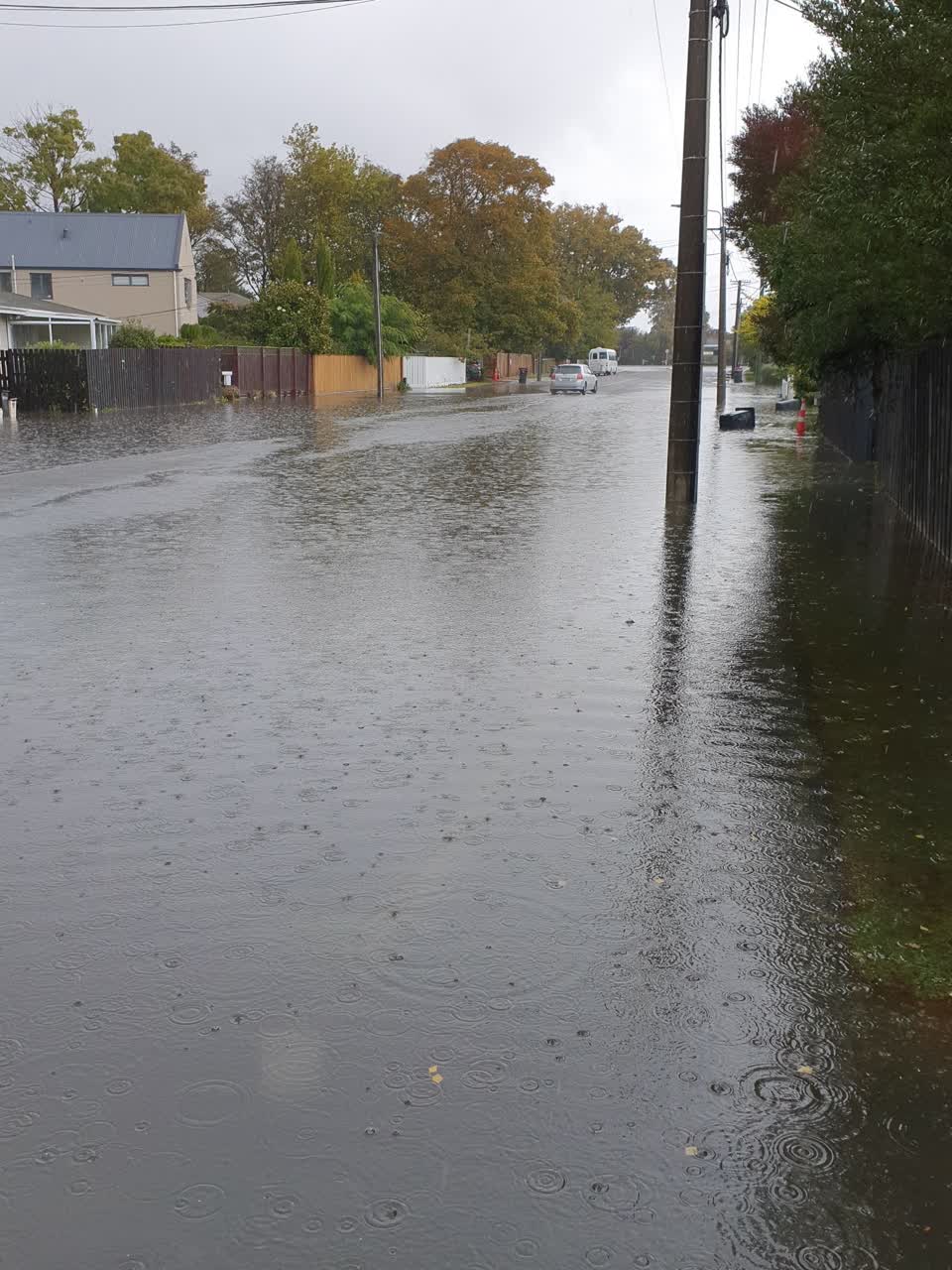 The photograph attached to this flooding report