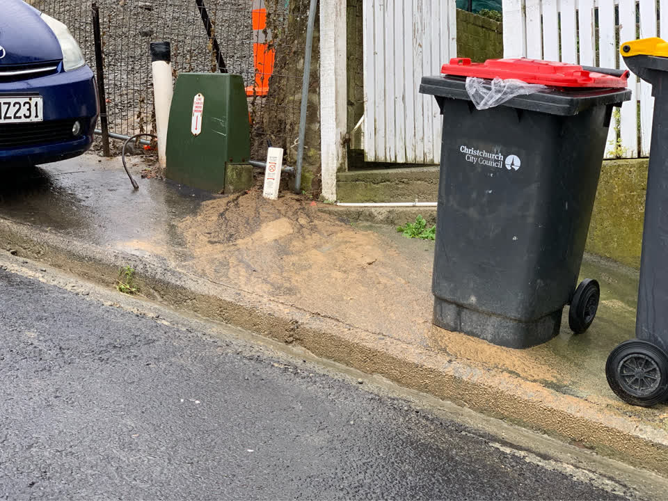 The photograph attached to this wastewater/stormwater report