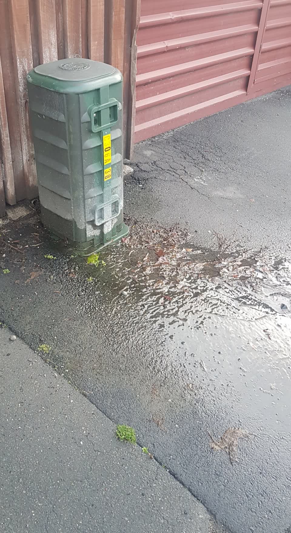 The photograph attached to this wastewater/stormwater report
