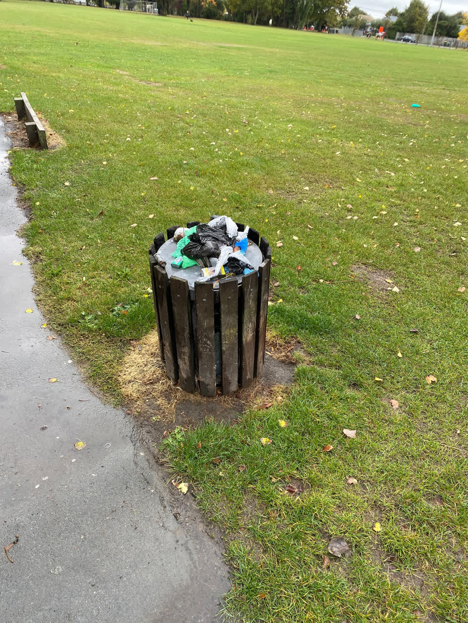 The photograph attached to this rubbish/recycling report
