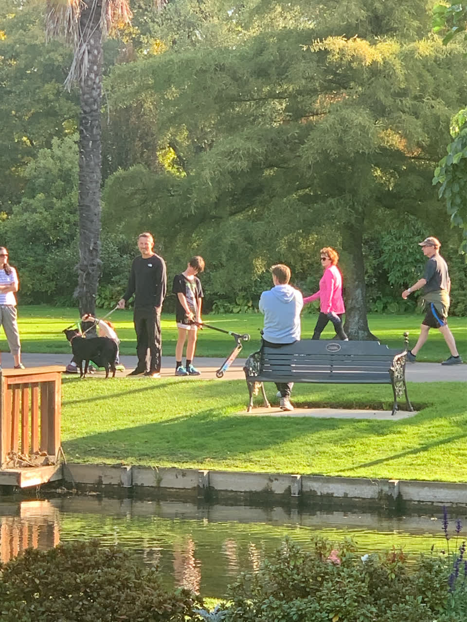The photograph attached to this parks report