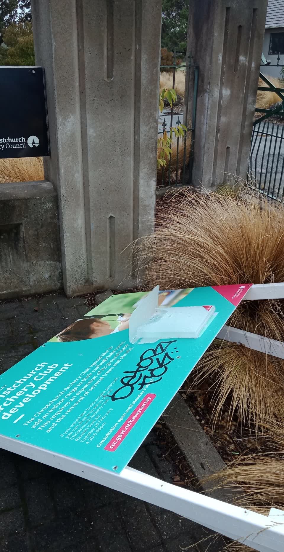 The photograph attached to this parks report