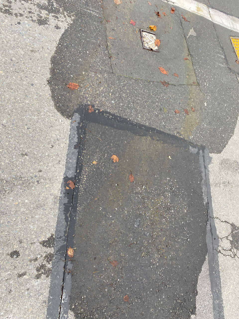 The photograph attached to this flooding report