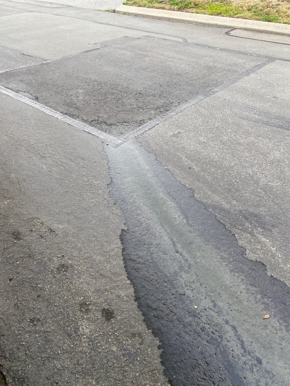 The photograph attached to this flooding report