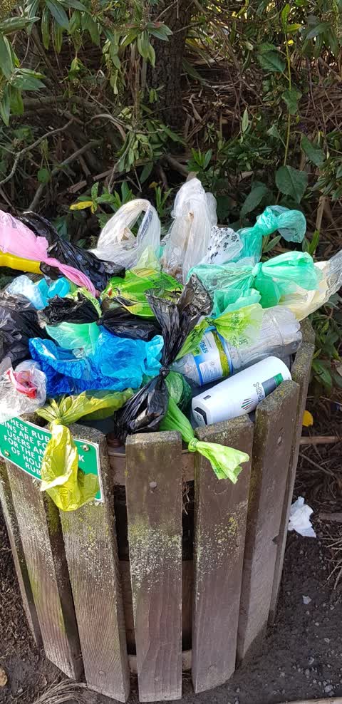 Rubbish/Recycling, a report photo