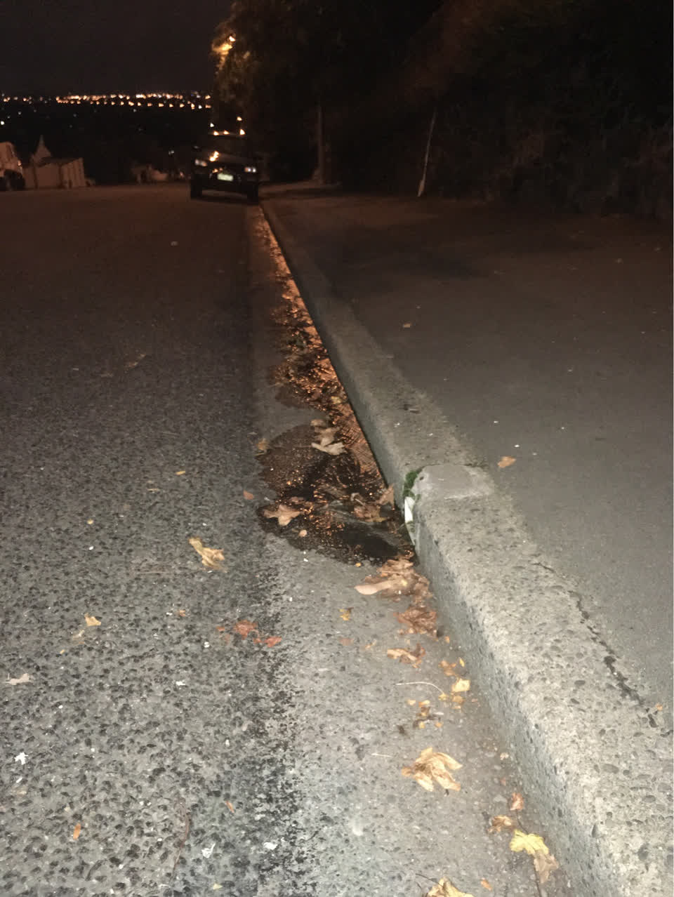 The photograph attached to this wastewater/stormwater report