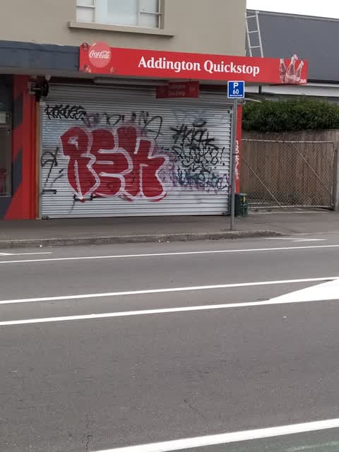 Graffiti, a report photo