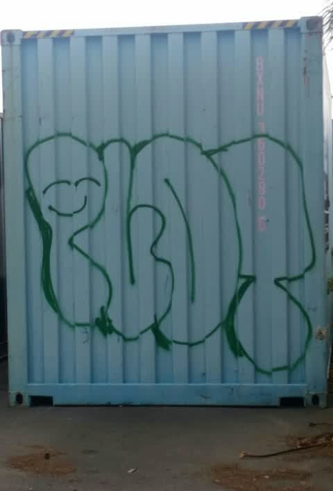 Graffiti, a report photo
