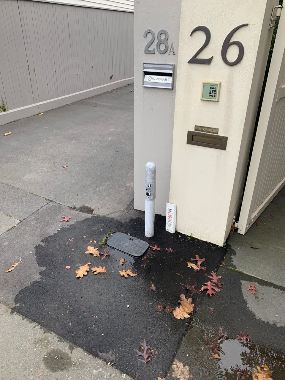 The photograph attached to this water supply report