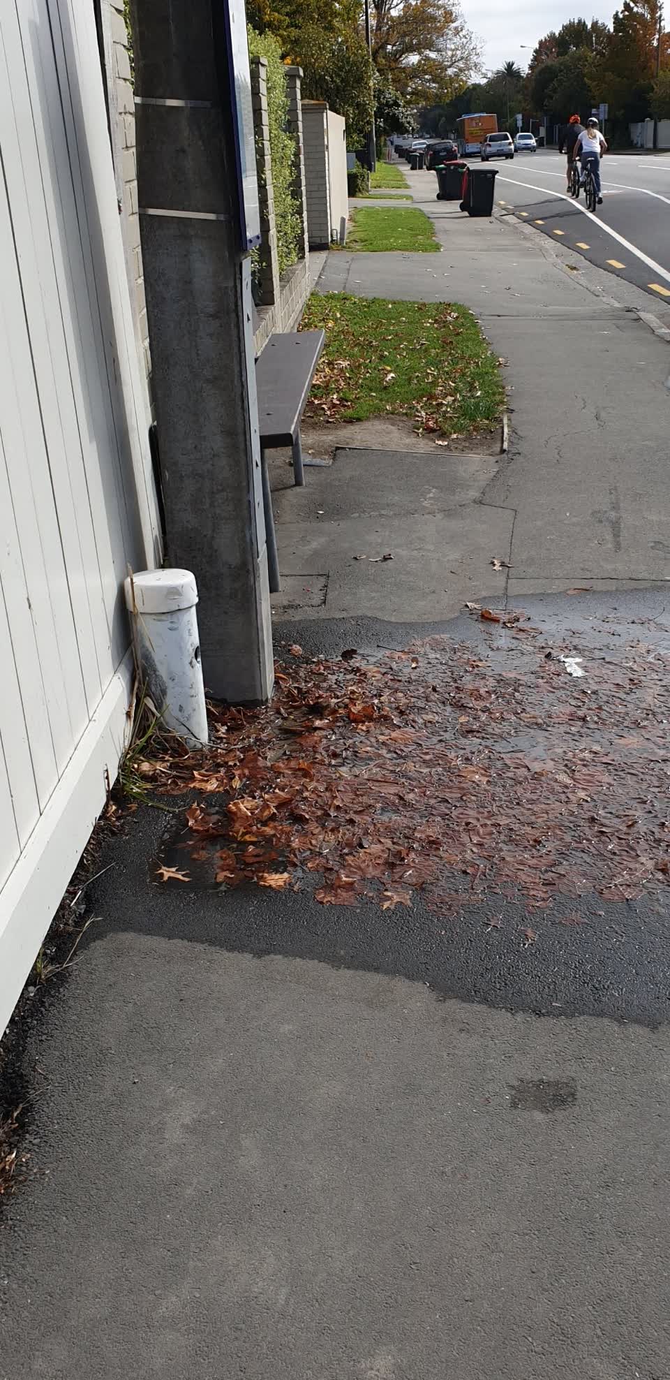 The photograph attached to this water supply report
