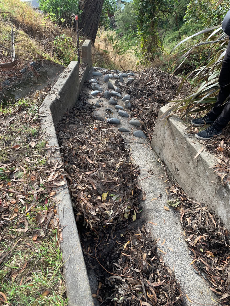 The photograph attached to this wastewater/stormwater report