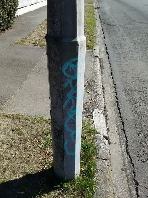 Graffiti, a report photo