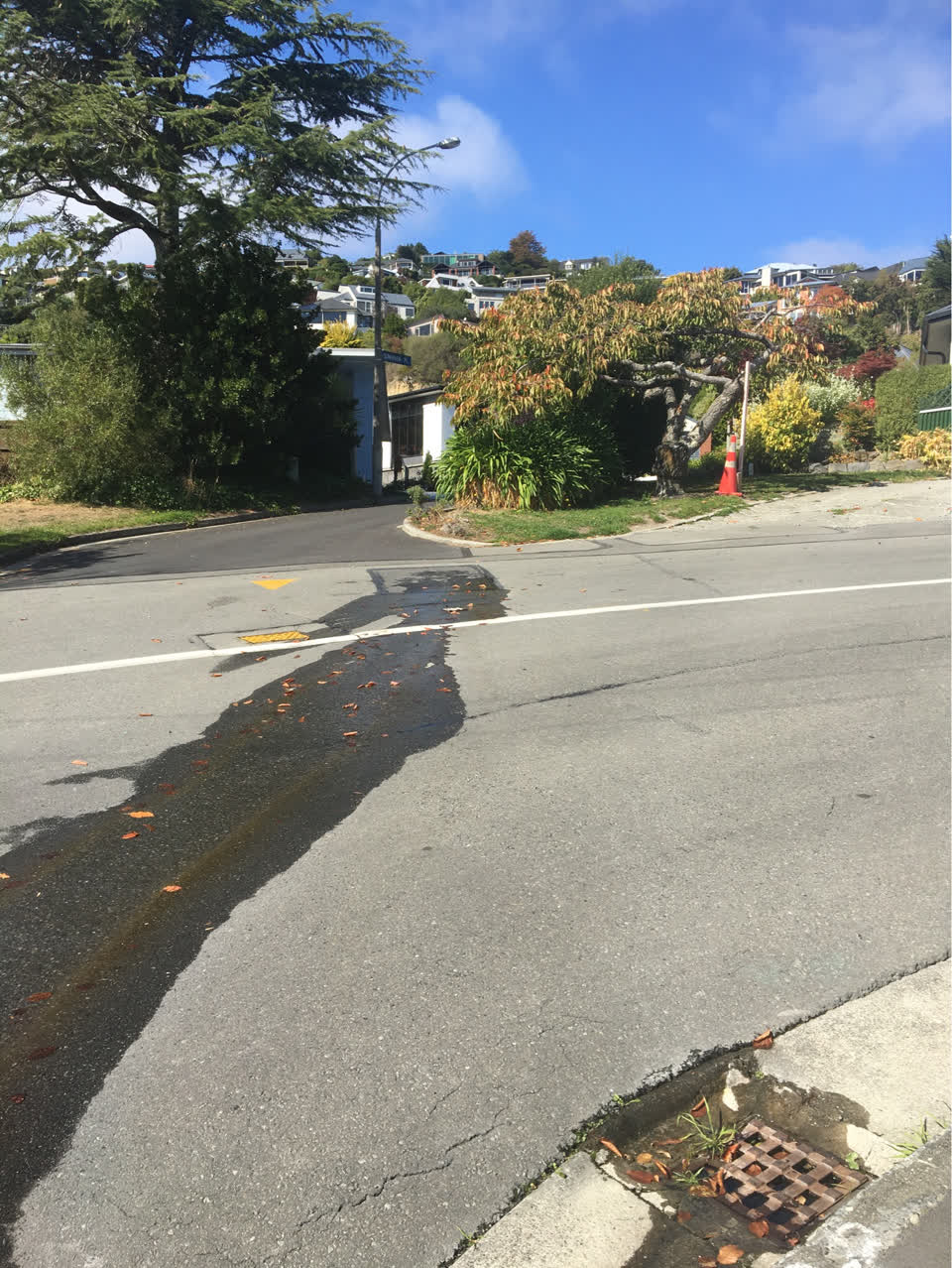 The photograph attached to this wastewater/stormwater report