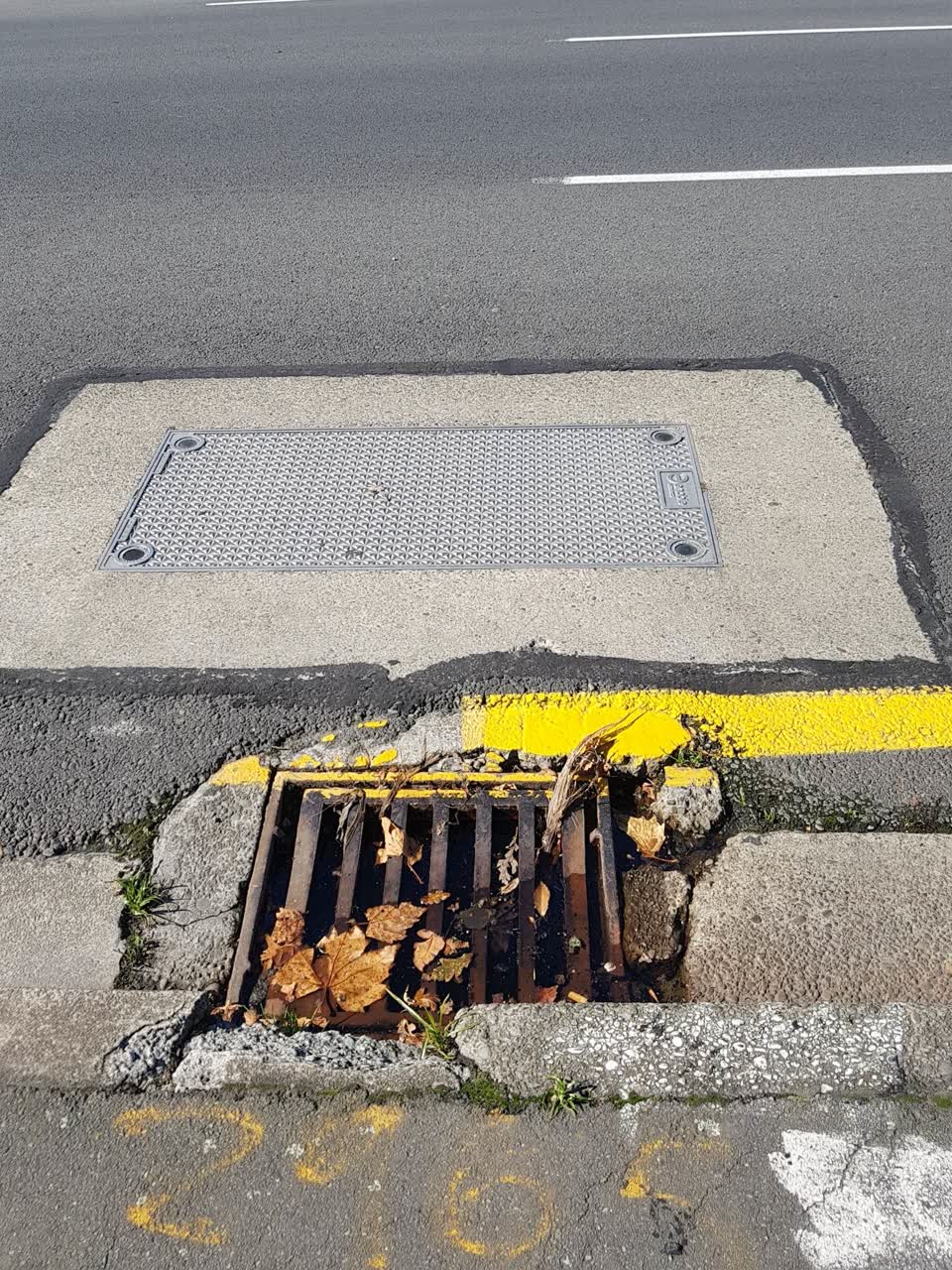 The photograph attached to this wastewater/stormwater report