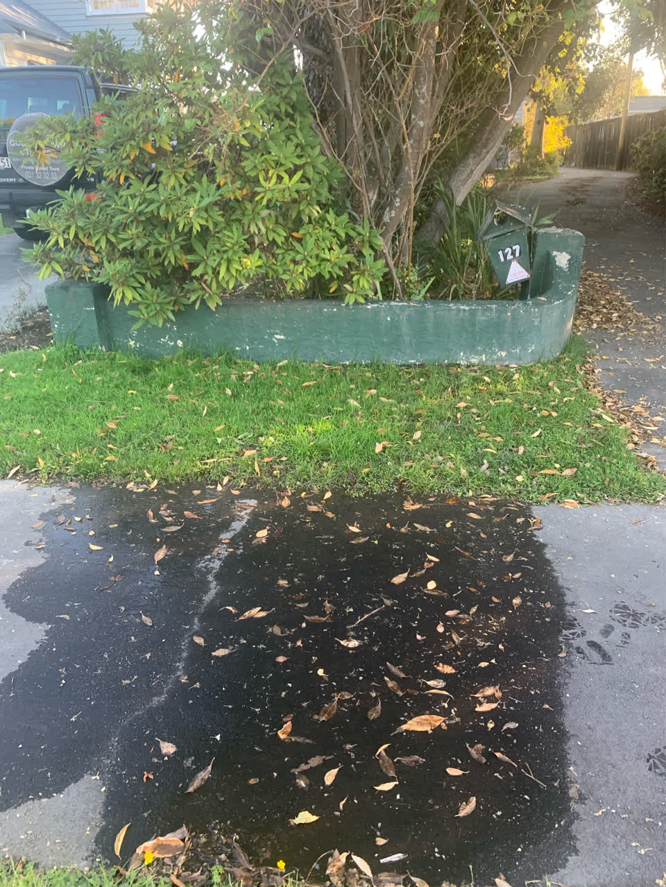 The photograph attached to this water supply report