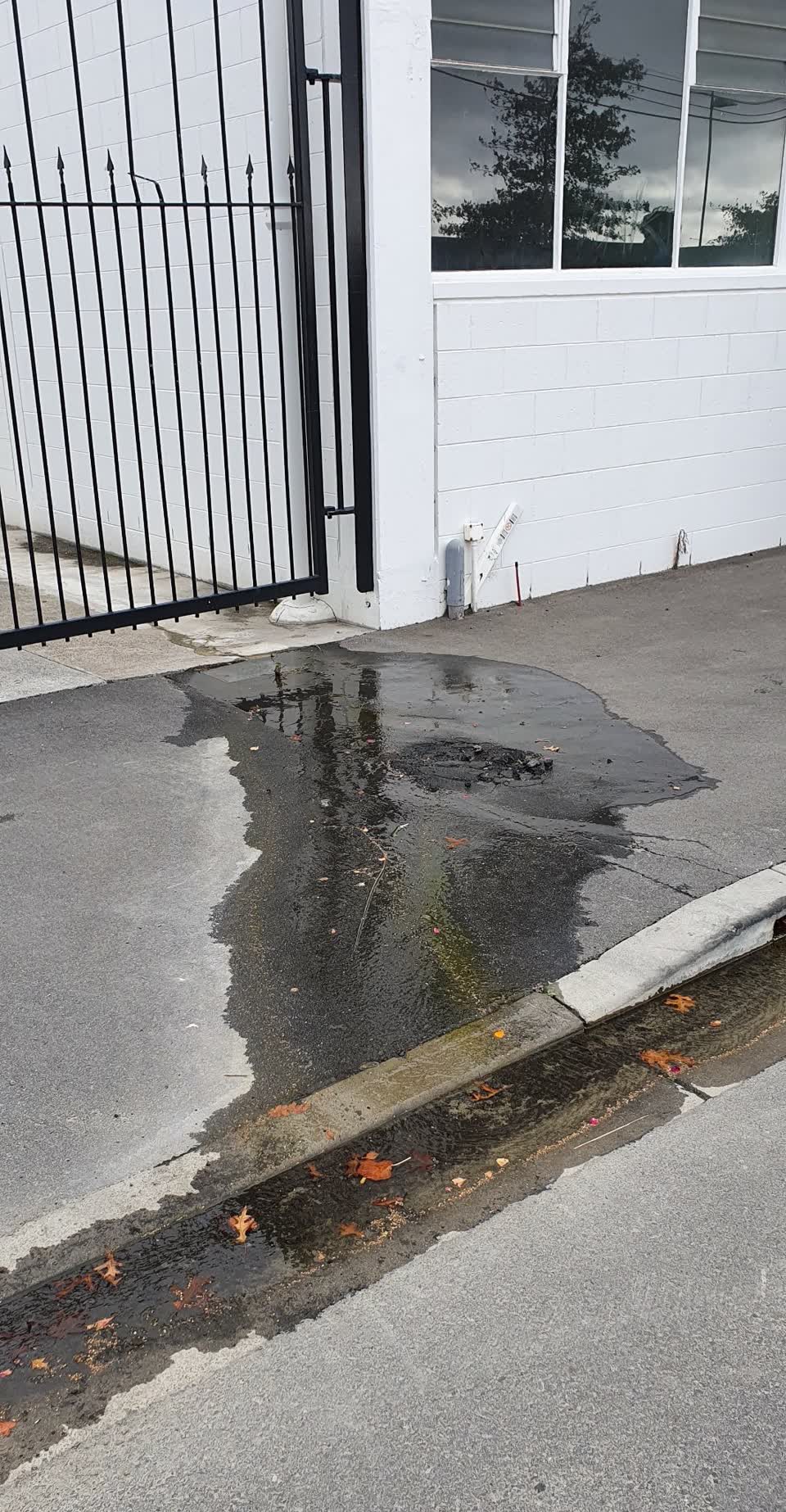 The photograph attached to this water supply report