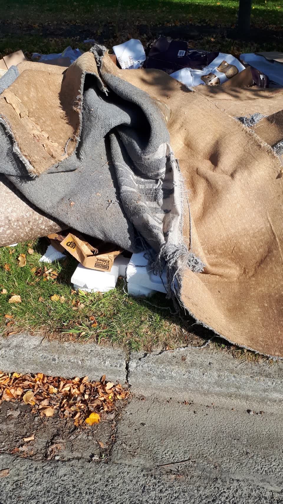 The photograph attached to this rubbish/recycling report