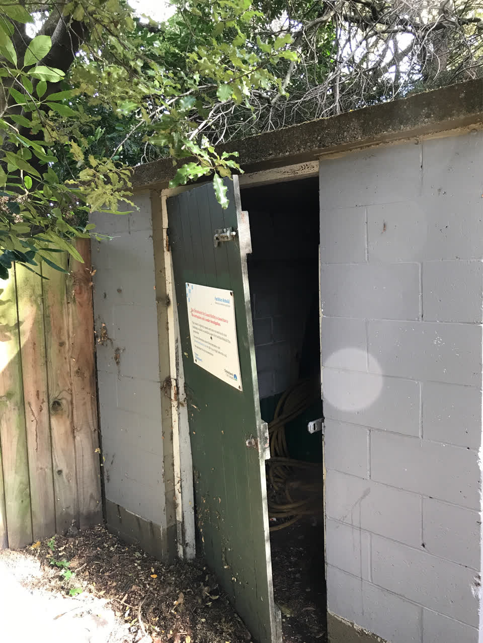 The photograph attached to this parks report