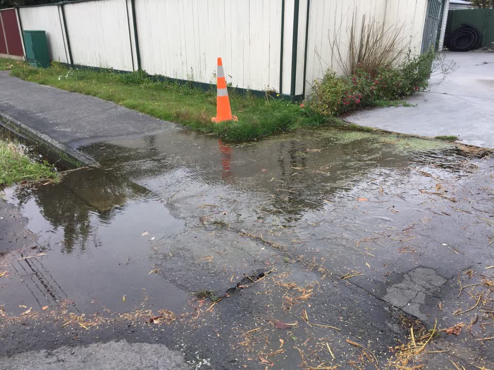 The photograph attached to this water supply report