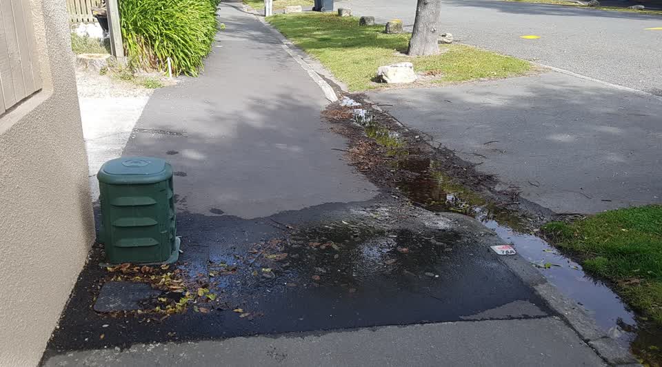 The photograph attached to this water supply report