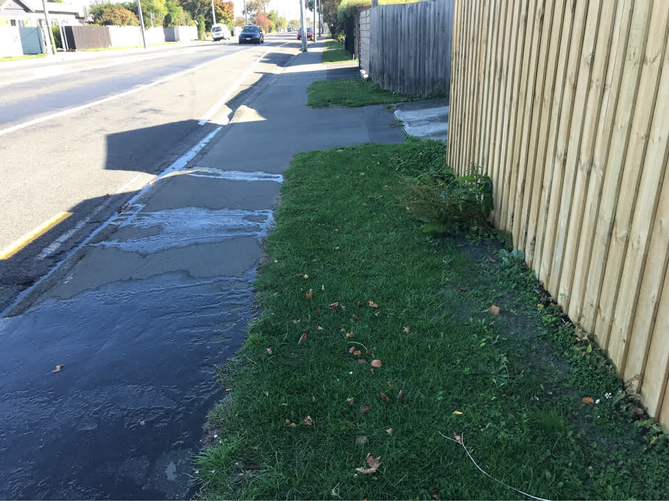 The photograph attached to this water supply report