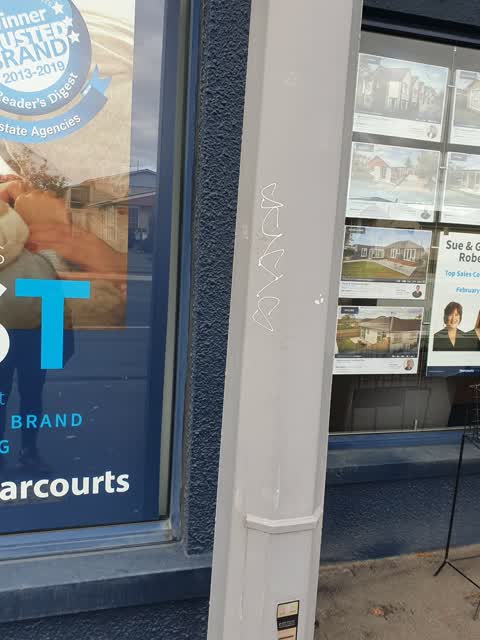 Graffiti, a report photo